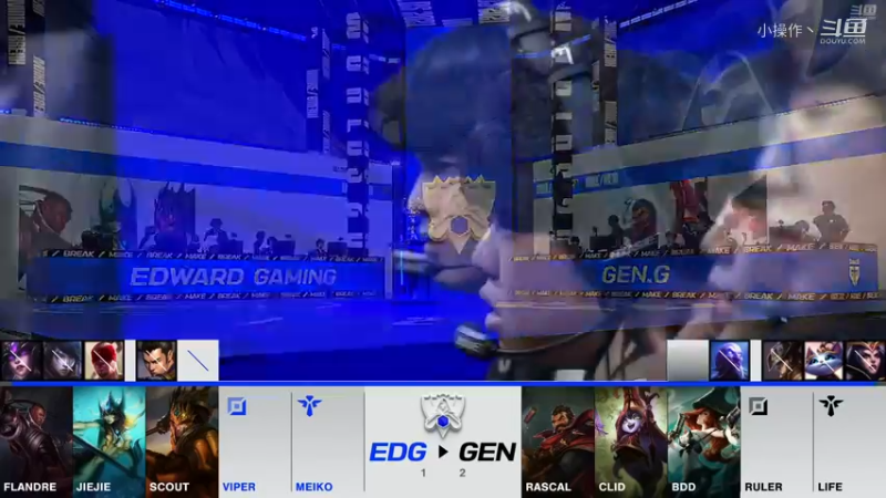 S11四强赛EDGvsGEN 精彩对局 (44)