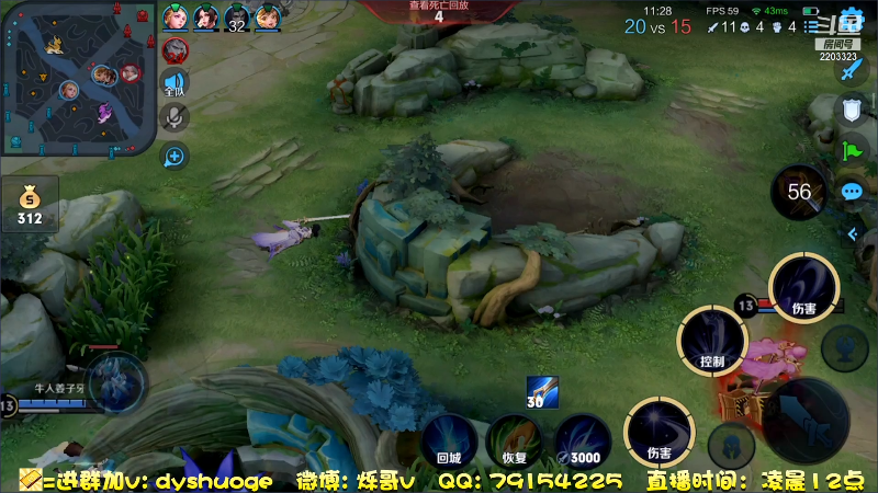 【王者荣耀】DY烁哥的精彩时刻 20211102 01点场