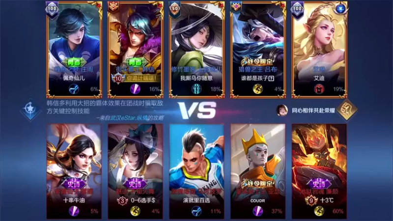 【白白白白白3】：12-2-7韩信，全队唯一过万经济带飞队友