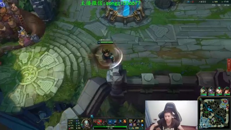 【2021-11-02 03点场】douyu丶松子：蛮王:版本T0 选到=包赢