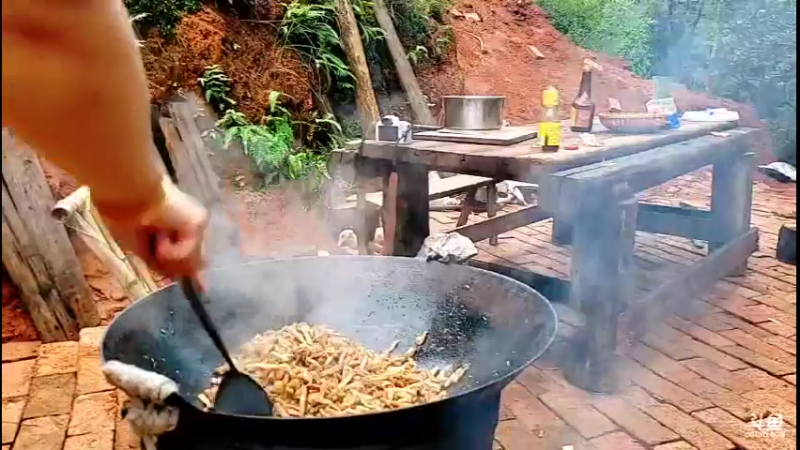 【2021-11-02 16点场】主播阿郎：山居生活之小舅妈做牛肉丝