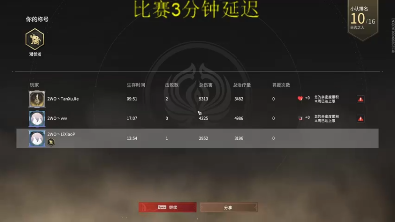 【2021-11-03 15点场】杀杀杀人哥：劫杯预选赛 3630850