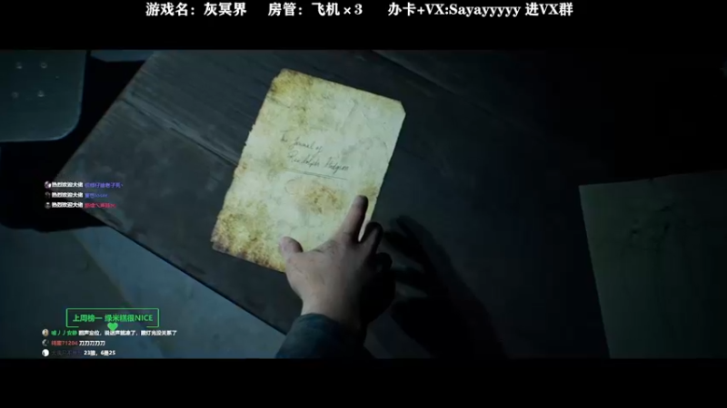 【2021-11-02 22点场】洒鸦的脱：【洒鸦】恐怖游戏！灰冥界！