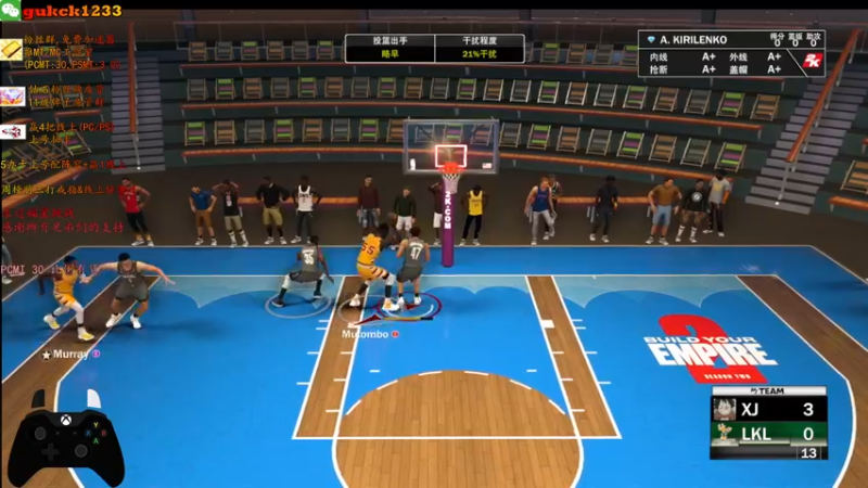 【2021-11-01 18点场】2KAllenG：KD,AK,汉密尔顿实战[PC2K22]