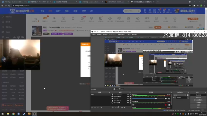 【2021-10-30 03点场】CSGO西瓜：西瓜：faceit冲冲分