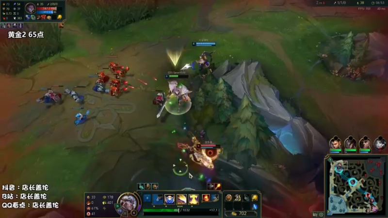 【2021-11-04 14点场】店长盖伦：店长盖伦 韩服冲分