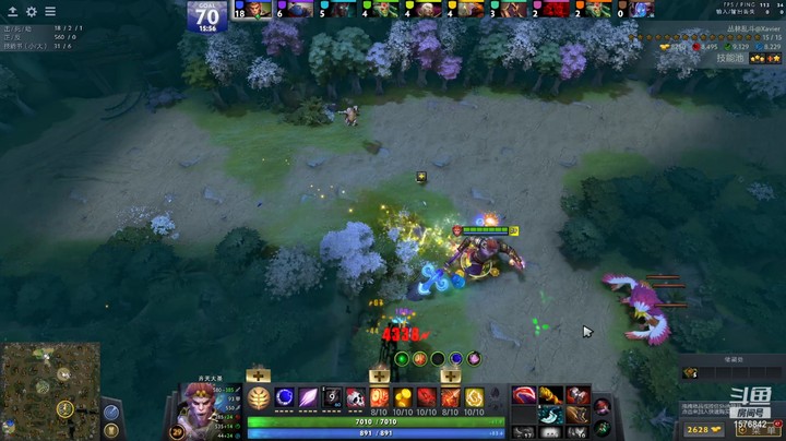 【DOTA2】丛林肉搏近敏如何快速打钱扫图