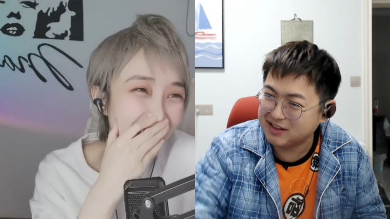 我在斗鱼看火力堂主直播户外