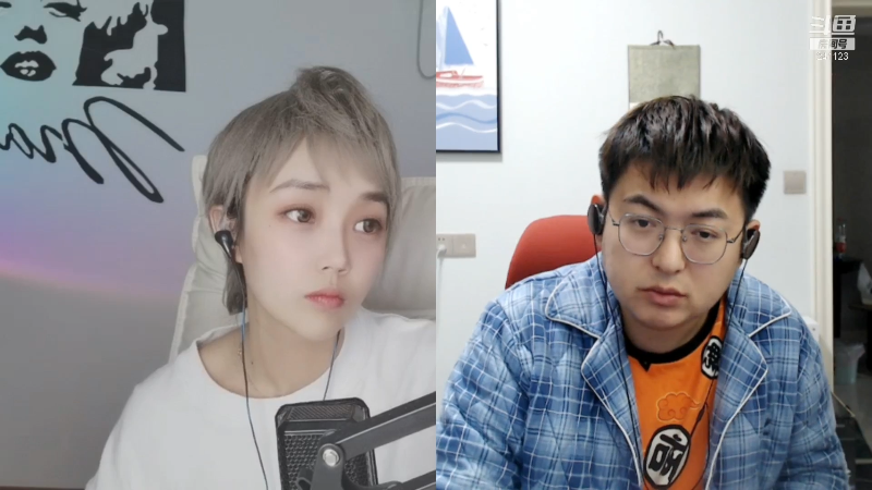 我在斗鱼看火力堂主直播户外