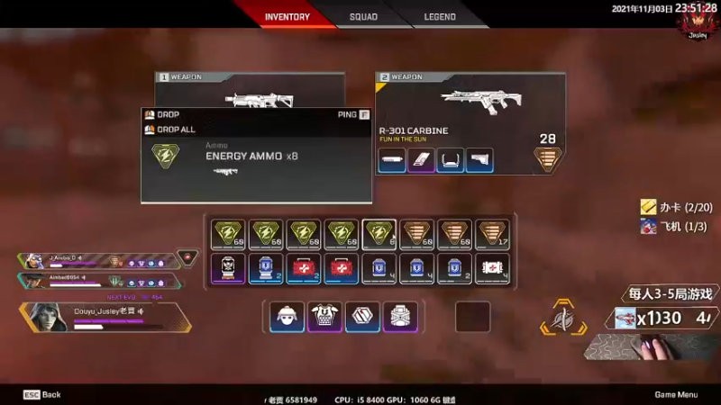 【2021-11-03 23点场】Jusley：34岁同风起, 扶摇直上九万里!