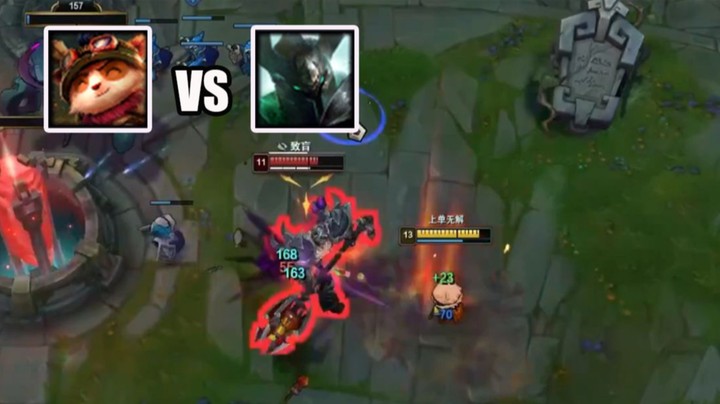 【恶霸提莫】提莫致盲加强到3秒后和铁男站这不动换血他都换不过，这套天赋就是所有战士的克星