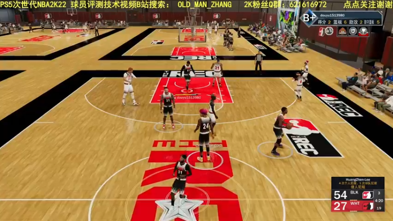 【2021-11-04 01点场】乐天同步：PS5次世代NBA2K22 REC 公园