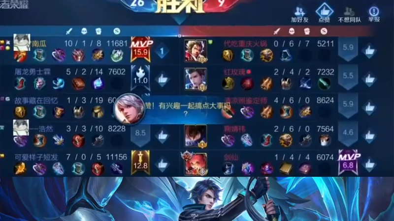 撞剑仙也能打出15.9评分