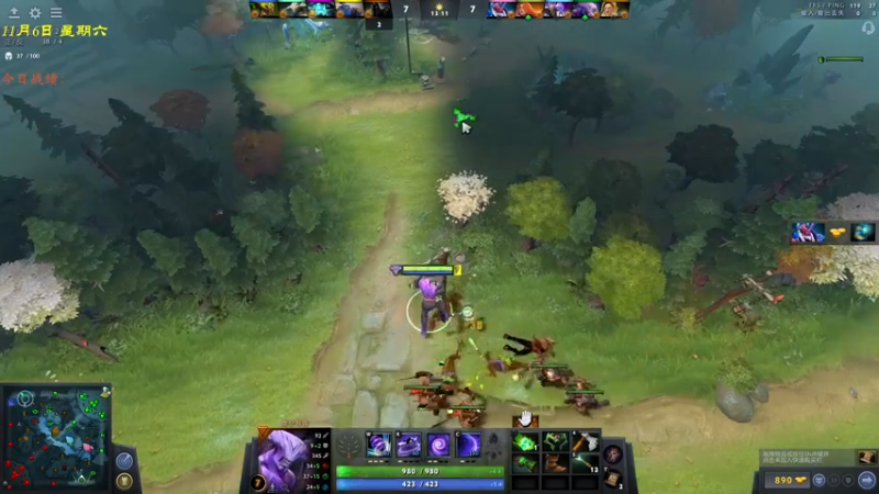 【2021-11-06 19点场】棋待诏3321：打DOTA，等皇后局~
