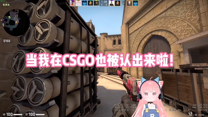 【肉肉】当我在CSGO也被认出来啦！