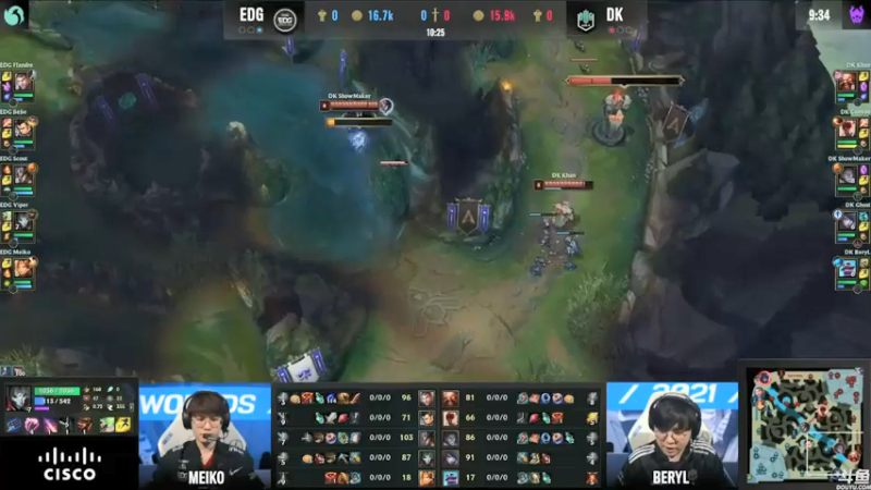 【2021-11-07 14点场】猫叔灬灬：【猫叔】恭喜EDG~~~~