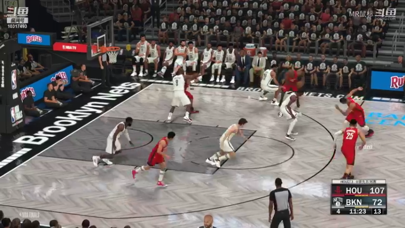 【NBA2K】怀旧群星  姚麦无敌火箭总冠军场4-0比赛细节