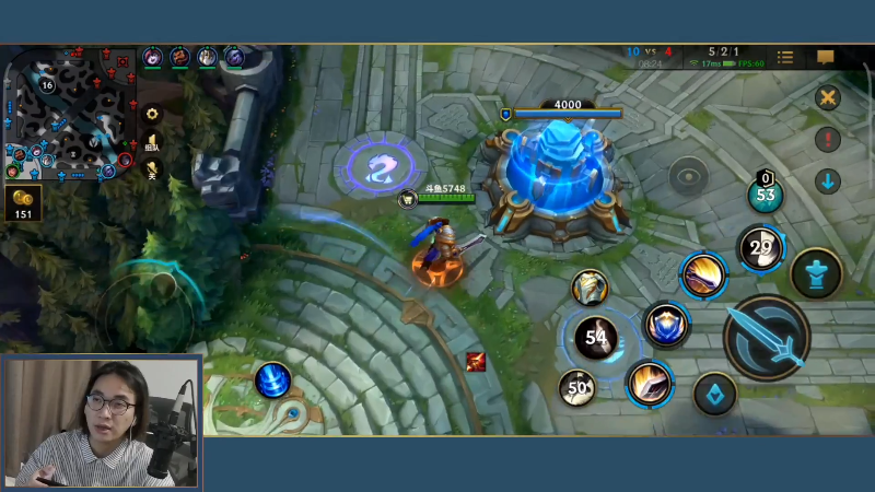 我在斗鱼看主任5748直播LOL手游