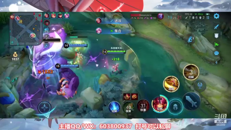 【2021-11-07 20点场】梦魇Ali：国服公孙离带粉打标打荣耀