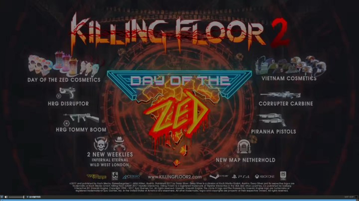杀戮空间2（Killing Floor 2）宣传片合集