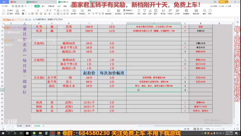 【2021-11-07 20点场】三国丨摇摆：三国志14水友家族赛