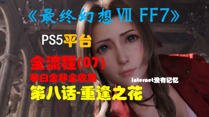 《最终幻想Ⅶ 最终幻想7 FF7》PS5平台 非白金非全收集全流程(07) 第八话-重逢之花