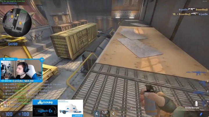 CSGO：大魔王 shroud精彩剪辑 （六），一打五 全是爆头！