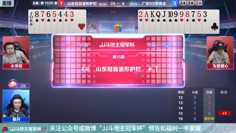 【2021-11-08 14点场】JJ斗地主官方：经典战役回顾 488743