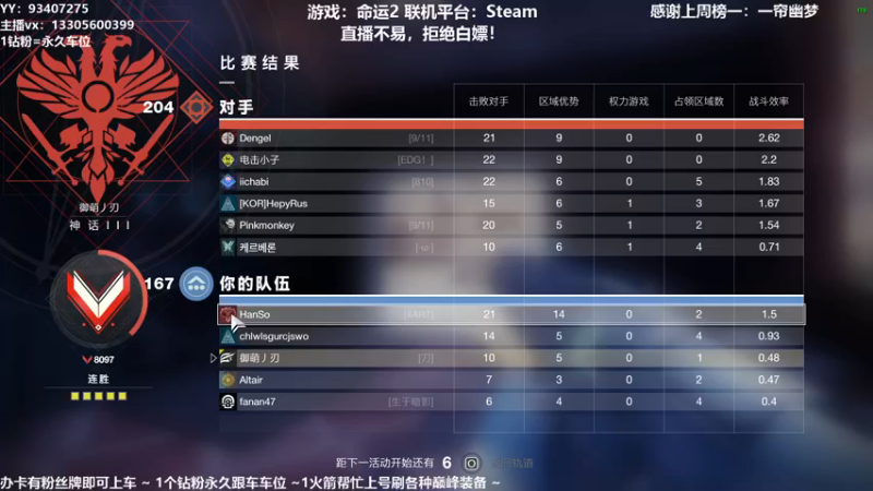 【2021-11-07 16点场】六爷直播：恭喜EDG夺冠！神隐赛季欢迎小伙伴！