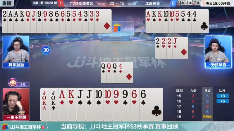 【2021-11-08 06点场】JJ斗地主官方：经典战役回顾 488743