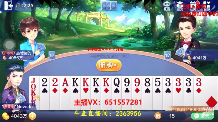 1738不洗牌：这牌也不太好，就看农民家有几个炸弹了！