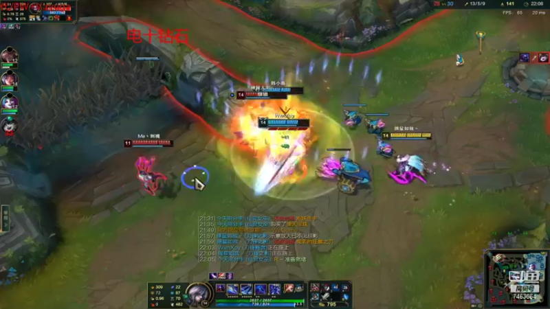 【2021-11-07 03点场】内涵段子丶影子c：征服之海钻石艾克男刀凯隐打野教学