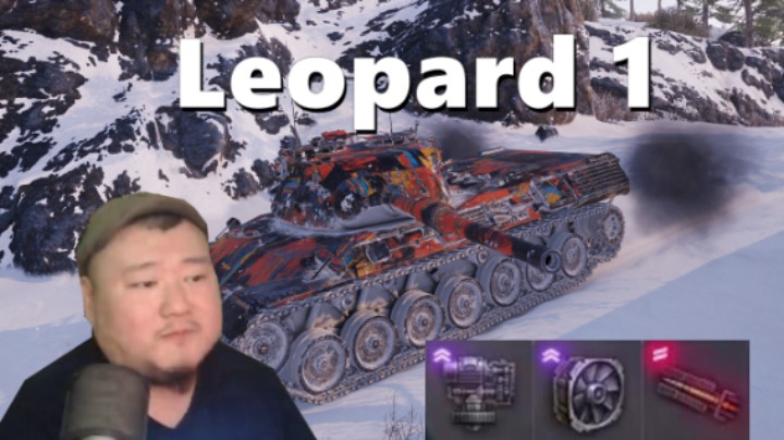 【坦克世界】宅男豹1稳坐军中 紫高光Vz.55打遍全图