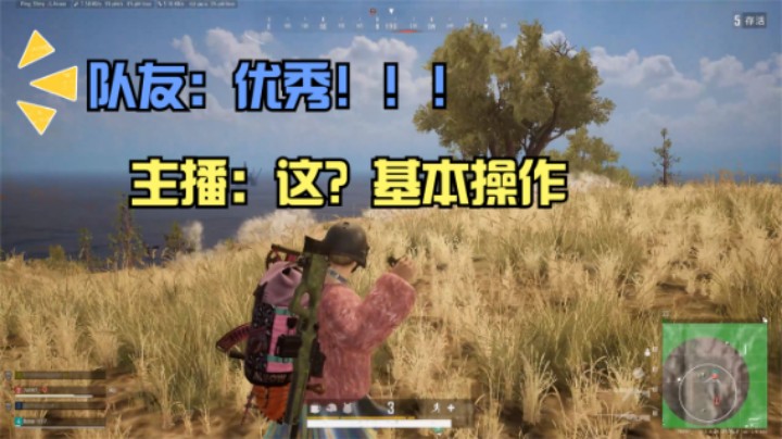 主播错把路人当老板，决赛圈基本操作，队友直呼优秀