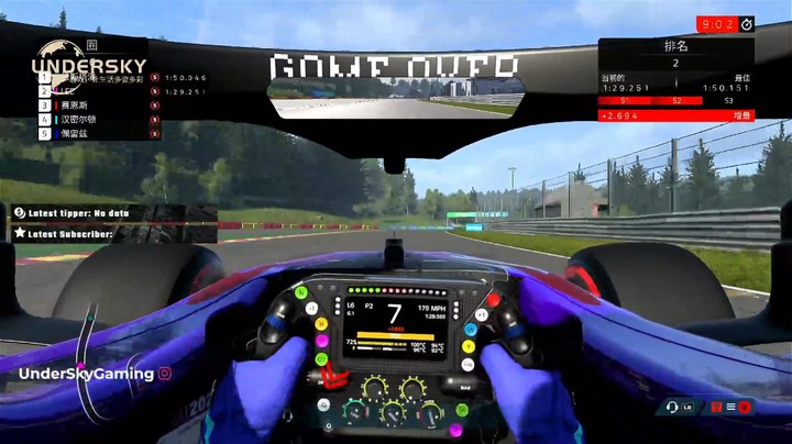 F1劳力士比利时大奖赛第二次练习赛