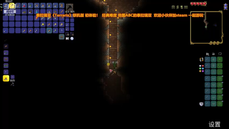 【2021-11-08 22点场】朱悟能ABC：泰拉瑞亚《Terraria》联机版 初体