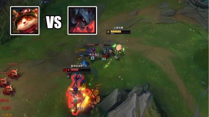 【恶霸提莫】为什么我的提莫可以爆打剑魔，关键一点就在于要用Q技能致盲躲掉剑魔三段Q后的被动，做到这一点打剑魔有手就行