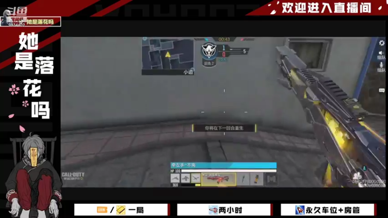 【2021-11-08 16点场】她是落花吗：CODM良心手游免费领枪皮AN94