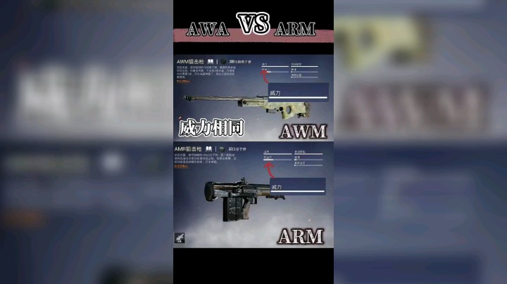 新枪VS AWM试试效果怎么样