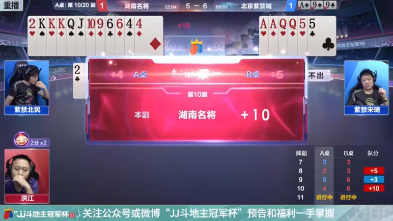 【2021-11-10 03点场】JJ斗地主官方：经典战役回顾 488743