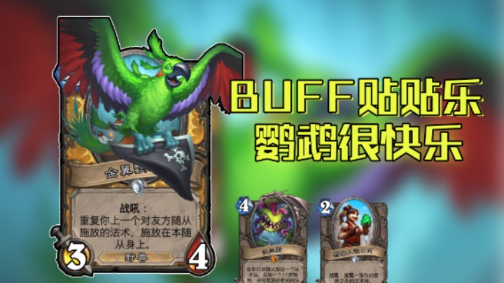 稻哥炉石12胜竞技场（骑法）：鹦鹉BUFF贴贴乐