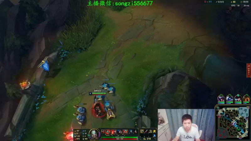 【2021-11-10 03点场】douyu丶松子：蛮王：2分钟1血 选到=包赢