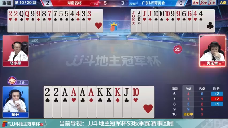 【2021-11-11 05点场】JJ斗地主官方：经典战役回顾 488743