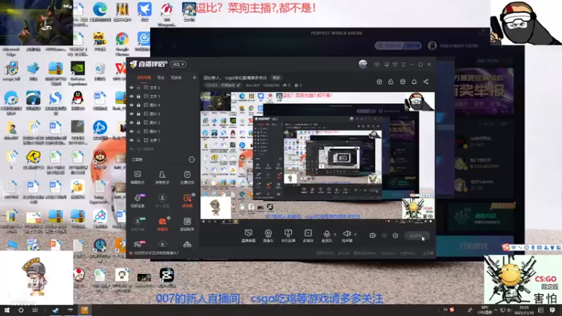 【2021-11-10 23点场】ddsc007：逗比新人， csgo排位直播请多关注