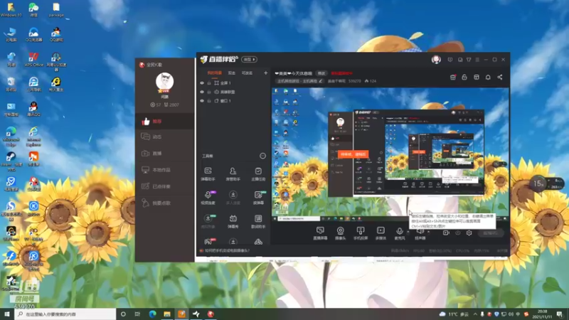 【2021-11-11 20点场】美美干嘛呢：❤️二台❤️随便唱会儿歌