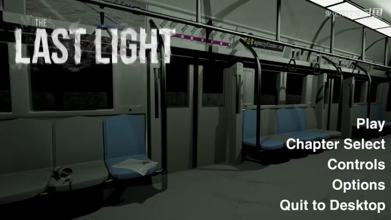 空无一人的地铁，可怕的黑雾穷追不舍~恐怖游戏 The last light全流程