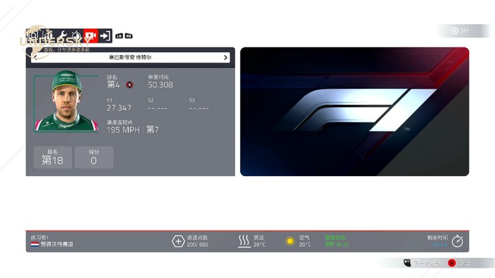 F12021荷兰积分赛第一次练习赛