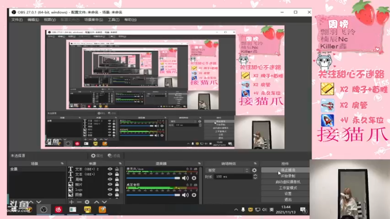 【2021-11-13 13点场】甜心pro：需要宝宝投喂ovo