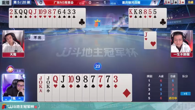 【2021-11-13 22点场】JJ斗地主官方：高手驾到-主播擂不镭