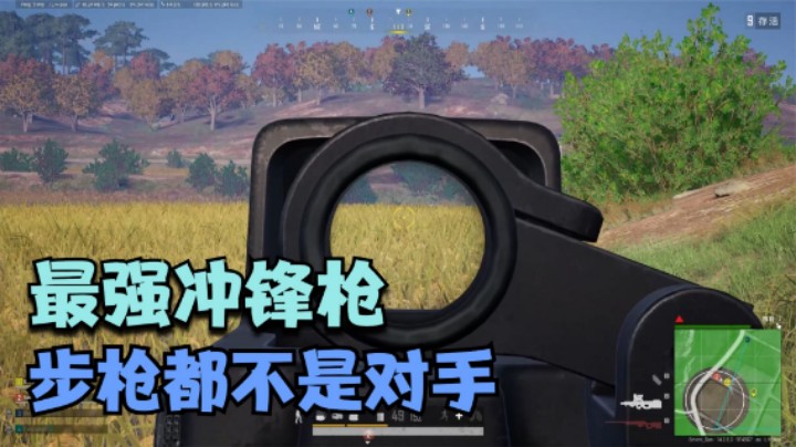 空投里被人嫌弃的神枪，冲锋枪之王P90，步枪都被吊打